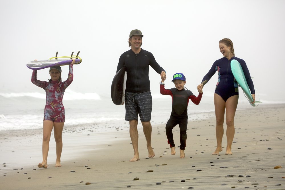Snyder fam loves us some beach time! What is your family's go to happy spot? 