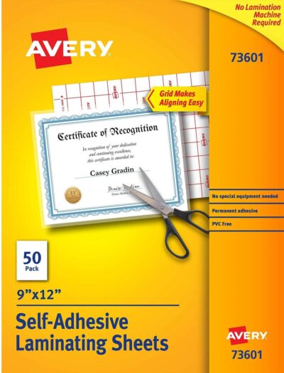 Self-Adhesive Laminating Sheets